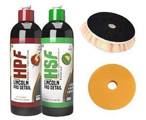 Kit Polimento Premium Lincoln HPF + HSF + Boinas