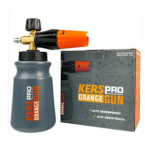 Canhão de Espuma Snow Foam Profissional Pro Orange Gun Kers