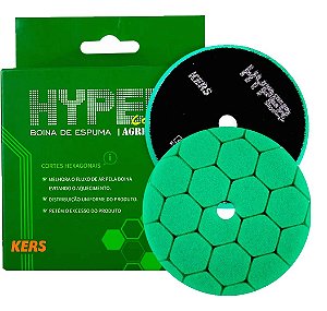Boina De Espuma Verde Agressiva Corte Hyper 3 Polegadas Kers