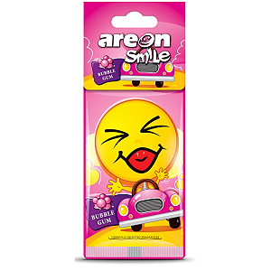 Aromatizante Automotivo Smile Seco Bubble Gum Areon