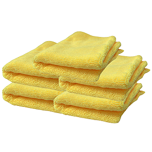 Kit Com 5 Microfibras Premium 40x60cm 350gsm Autoamerica