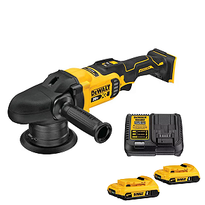 Kit DeWalt XR Roto Orbital Brushless 5" + Kit C/2 Baterias