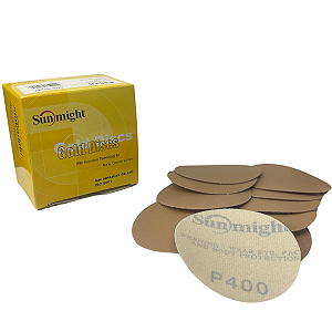 10un Disco Lixa Sem Furos 3" P400 Sunmight