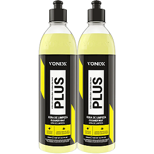 Kit 2un Cera De Carnaúba Plus 500ml Vonixx