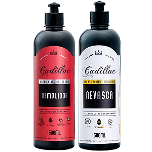 Kit Demolidor 500ml + Shampoo Nevasca 1:1600 500ml Cadillac
