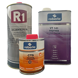 Kit Verniz Para Pequenos Reparos + Diluente Brinde Roberlo