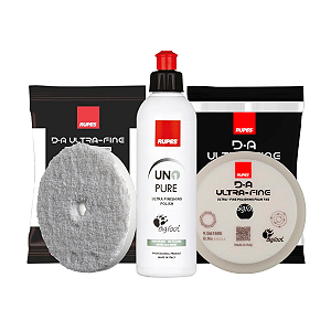 Kit Uno Pure 250ml + 2 Boinas D-A Ultra Fine Rupes
