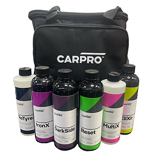 Kit Lavagem e Detalhamento Completo + Bolsa Térmica CarPro