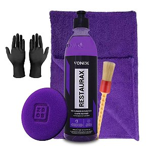 Kit Para Limpeza e Detalhamento de Plásticos Internos