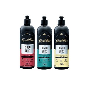 Conjunto Polimento Completo Risco Zero 500ml Cadillac