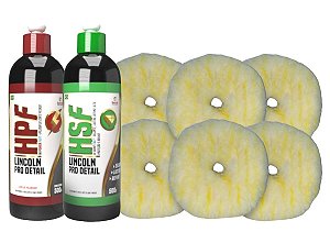 Kit Lincoln HSF e HPF + 6 boinas Corte leve 5 pol.