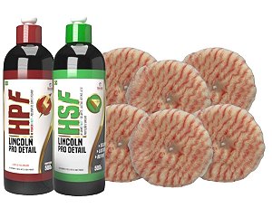 Kit Lincoln Hpf e Hsf + 6 Boinas Lã Corte Pesado 5 pol.