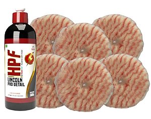 Kit Lincoln HPF + 6 Boinas Lã Corte Pesado R/Orbital 5 pol.