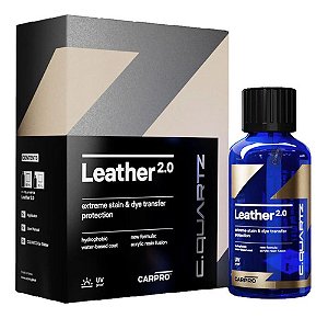 Vitrificador de Couro Cquartz Leather 2.0 50ml Carpro