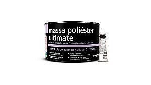 Massa Poliéster Ultimate Metálicas Ferrosas Maxi Rubber 900g