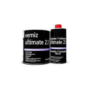 Verniz Ultimate 2.1 900ml + Catalisador 450ml Maxi Rubber