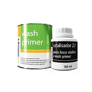 Wash Primer 600ml + Catalisador 300ml Maxi Rubber