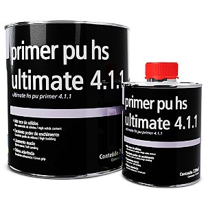 Primer Pu Hs Ultimate 4.1.1 e Catalisador 900ml Maxi Rubber