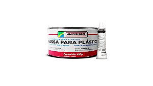 Massa Poliéster Para Plástico Automotivo Maxi Rubber 400g