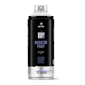 Tinta Spray Para Pintura de Radiadores Branca 400ml PRO MTN