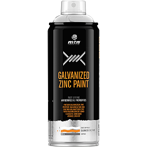 Tinta Spray Zinco Galvanizado a Frio 98% 400ml PRO MTN