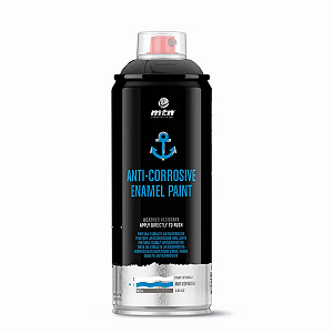 Tinta Spray Anticorrosiva Preto 400ml PRO MTN