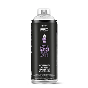 Verniz Spray Acrílico Fosco 400ml PRO MTN