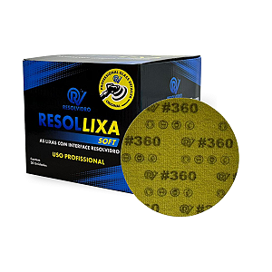 Lixa Para Vidros Resollixa 5" 360 Resolvidro
