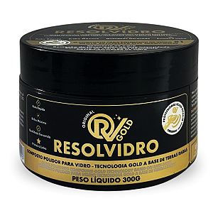 Composto Polidor p/ Vidros Gold Profissional 300g Resolvidro