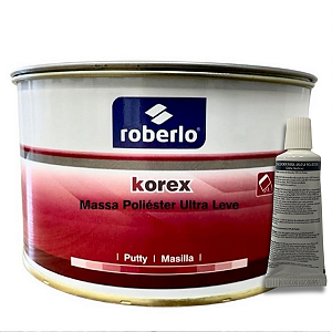 Massa Poliéster Ultra Leve Korex 750ml Roberlo