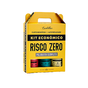 Kit Econômico Risco Zero Corte Refino e Lustro 500g Cadillac