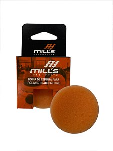 Boina Nano de Espuma Corte Suave/Refino Laranja 2" Mills
