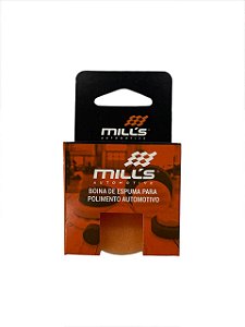 Boina Nano de Espuma Corte Suave/Refino Laranja 1,2" Mills