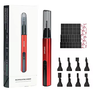 Mini Lixadeira Elétrica Sem Fio Bateria 100min DSPIAE ES-A