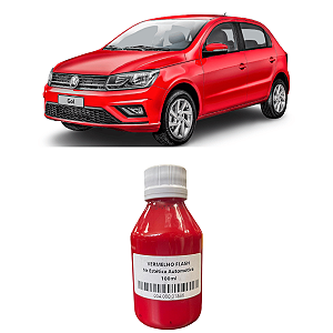 Tinta Poliester Aerógrafo Vermelho Flash 100ml Nr Estética