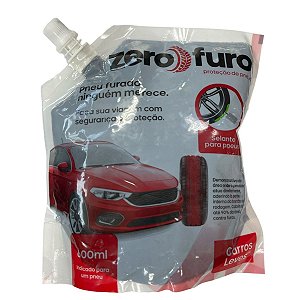 Selante Preventivo Contra Furos de Pneus 600ml Zero Furo