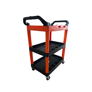Carrinho para Ferramentas Power Rhino Preto e Laranja Kers