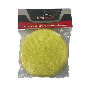 Aplicador de Microfibra Amarelo Redondo