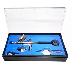 Kit Aerógrafo Gravidade 0,3mm - Copo 7ml Sgt3851 Sigma