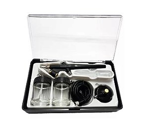 Kit Aerógrafo Sucção 0,3mm - Copo 22ml Sgt3850 Sigma