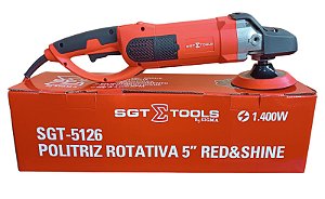 Politriz Rotativa 5pol Red&Shine 1.400W SGT5126 Sigma 220V