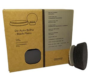 Boina de Espuma Preta/Cinza para Black Piano 1,5" Toolsystem