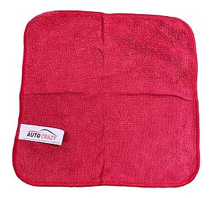 Pano Microfibra 210GSM Red 29X29CM Auto Crazy