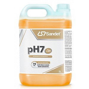Shampoo Automotivo Ph7 Neutro Ultra Concentrado 5L. Sandet