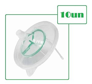 10 Tampa Copo Tinta Base Solvente 350ml Snaplid 190m Colad