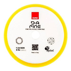 Boina de Espuma Amarela Lustro D-A Fine 5 polegadas Rupes