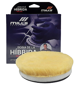Boina Lã 5" Rotativa espuma Branca Mills