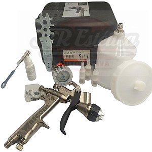 Pistola Pintura Walcom Slim X-light Hvlp 1.3 com Manometro