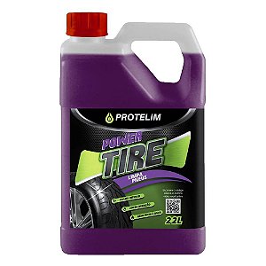 Limpa Pneu Pretinho Hidratante Power Tire 2,2 L Protelim