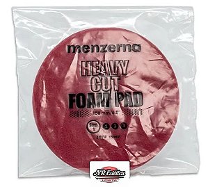MENZERNA BOINA DE ESPUMA VERMELHA COM FURO CENTRAL 5" CORTE